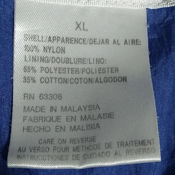 Vintage Wilson Zip Up Windbreaker Jacket Sz.XL
